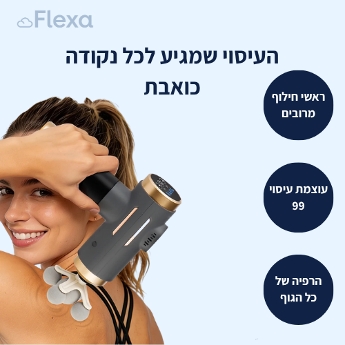 אקדח מסאג׳ הרפיה לכל הגוף